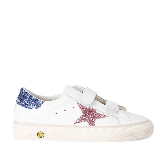 GOLDEN GOOSE May Red White Blue Sparkle Sneakers BRAND NEW